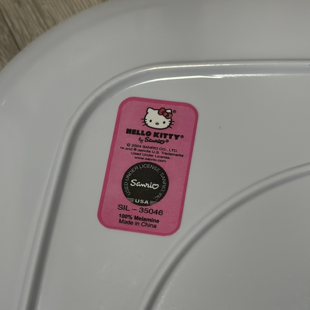 Hello Kitty Santa Christmas Holiday Melamine Dining Dinner Set Plate Bowl Cup - Picture 7 of 16